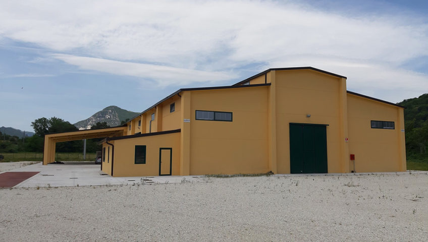 Il centro di stoccaggio a Serra San Quirivco